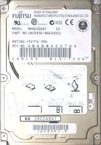 data recovery from Fujitsu MHN series hard disk with firmware problems